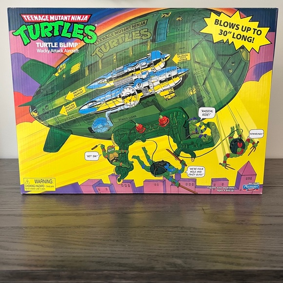 playmates Other - NEW IN BOX - Teenage Mutant Ninja Turtles ‘Turtle Blimp Wacky Attack Aircraft’